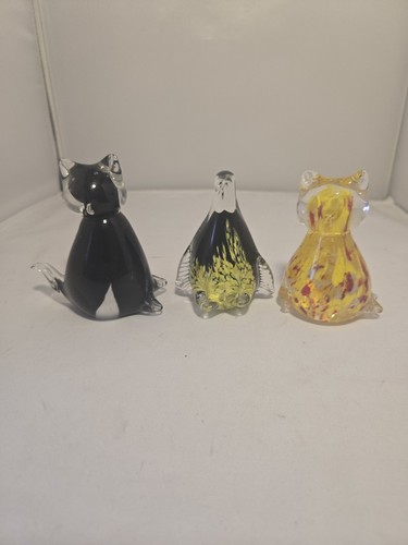 Konvolut glas figuren katzen - konvolut,