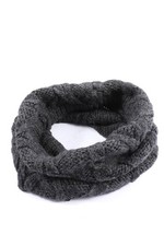 SEEBERGER Schlauchschal Damen Schal schwarz Casual-Look