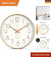 Moderne geräuschlose Wanduhr