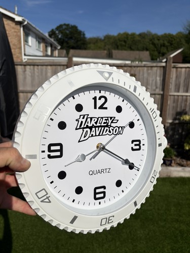 Harley inspirierte wanduhr - inspirierte,