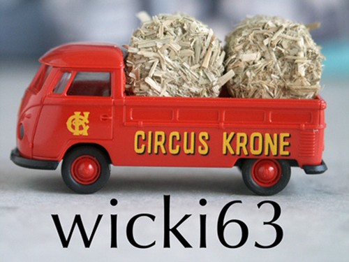 Brekina pritsche circus - brekina, vw