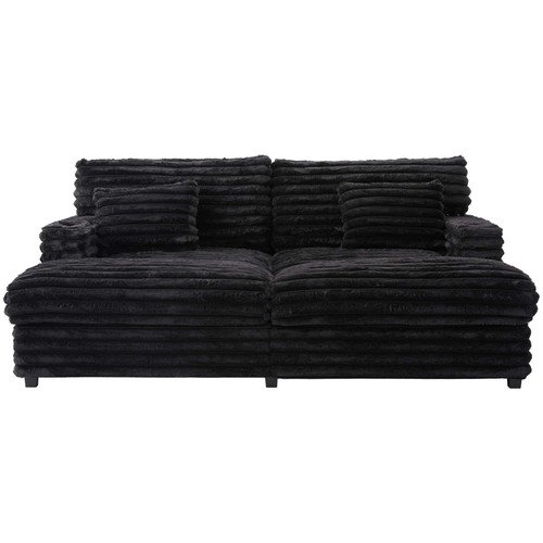 Chaise sofa black - chaise,