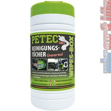Petec Reinigungstücher Werkstatttücher 120 Stück Feuchttücher Allzwecktücher