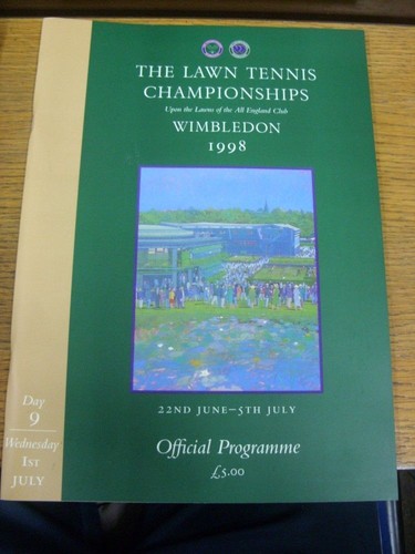 1998 tennis programm - tennis,