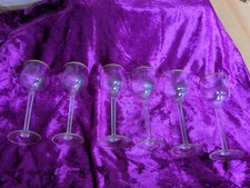 kristall gläser mit goldrand