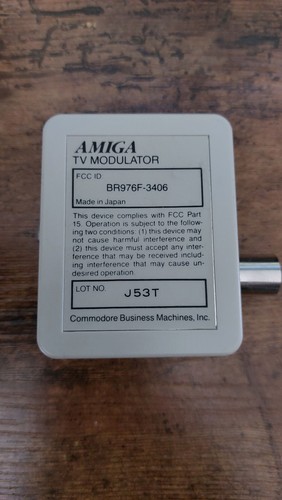 Commodore amiga modulator - amiga,