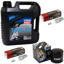 Öl Set 4L Inspektion für Ducati M 600 M 750 M 900 Monster M Ölfilter Zündkerzen