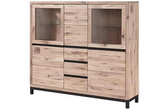 Highboard wildeiche 166x40x148 - highboard,