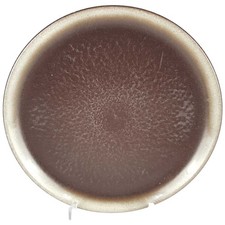 Kuchenteller Dessertteller Staffel Stoneware braun