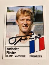 Panini 1987 signiert Karl-Heinz Förster