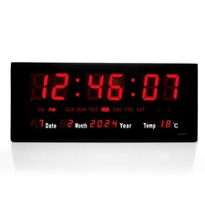  Wanduhr Digitaluhr LED