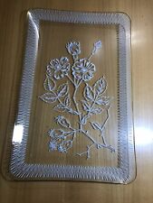 1963s Kuchen cake art nouveau style tablet Oxford glas plate England