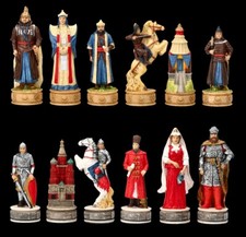Schachfiguren Set - Russen vs