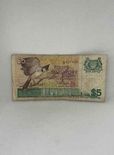 Banknote singapur 5 - banknote,