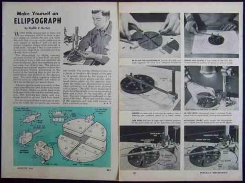 Ellipsograph 1961 how build - ellipsograph, how-to