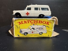 Matchbox by Lesney Superfast No.3a Mercedes Benz "Binz" Ambulance 1970 mit OVP
