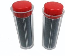 Ersatzrollen 2er Set für Pediküregerät Micro-Pedi Mini gold/blau EMJOI NEU *