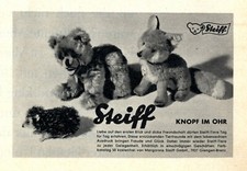 Steiff Igel Bär und Fuchs