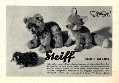 Steiff igel bär - bär, und