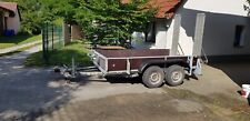 Anhänger mieten f. PKW, Tieflader Anhänger m. Rampe Bagger