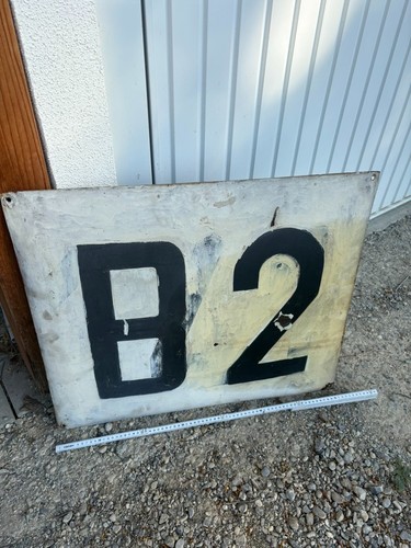 Original reichsbahn schild - original,