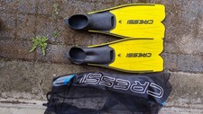 Flossen Cressi mit Schnorchel uns Tasche Größe 39-40