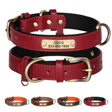 Hundehalsband leder hund welpe - hundehalsband,