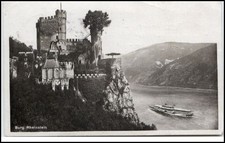 Burg Rheinstein alte AK 1935