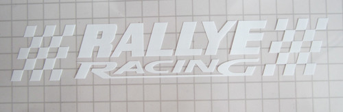 Aufkleber rallye racing - aufkleber,