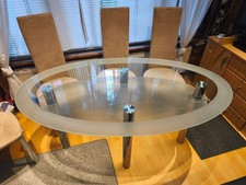 Glastisch 1,60x90x75 Leichte