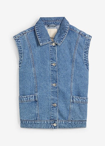 Jeansweste 42 blau - jeansweste,