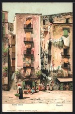 Künstler-AK Napoli, Santa