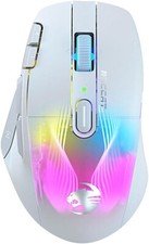 Roccat Kone XP Air Kabellose RGB Gaming Maus weiß 19.000 DPI AIMO RGB-Beleuchtun