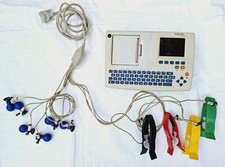 SCHILLER AT-101 CARDIOVIT EKG EKG MASCHINE MIT PATIENTENKABEL & STROMKABEL