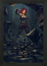Triss gerahmtes Wandbild Poster Leinwanddruck Bild