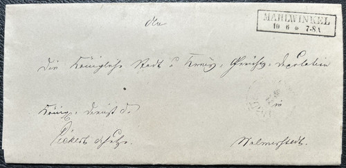 Vorphila brief preußen ra2 - vorphila,