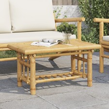 Couchtisch Bambus Beistelltisch Kaffeetisch Wohnzimmer Gartentisch Terrassentisc