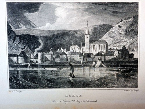 Original stahlstich 1836 - stahlstich.,