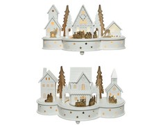 LED Holzhaus Weihnachtshaus