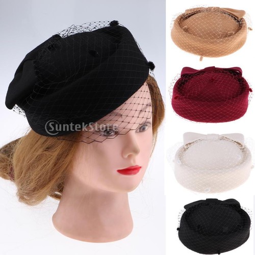 Damen retro wollschleier - damen,