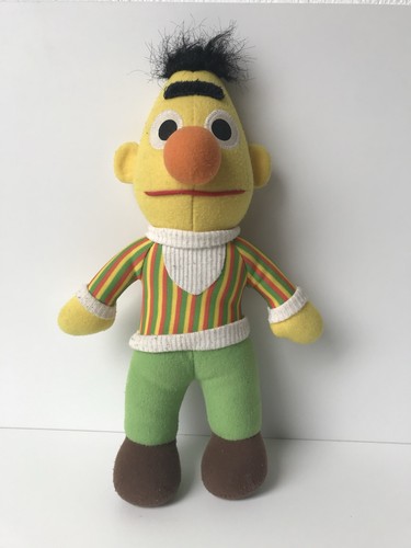 Sesamstrasse stoffpuppe bert - stoffpuppe,