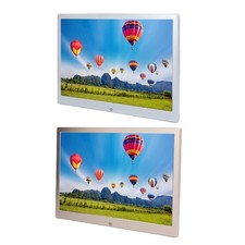 12in Metal Digital Photo Frame