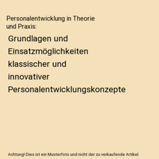 Personalentwicklung in Theorie