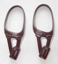 18307, 2x Waffengurt, Säbelgurt, Schultergurt, Schärpe, dunkelbraun