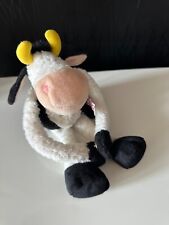 Nici Kuscheltier Plüsch Stofftier Tür Hänger Knopf Kuh ca 25cm  rar