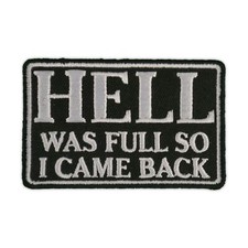 Aufnäher Aufbügler Hell was