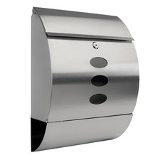 Grafner Briefkasten Edelstahl Design Postkasten Zeitungsfach Zeitungsrolle Post