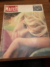 Alte Zeitschrift, Marilyn Monroe, Paris Match, 1962