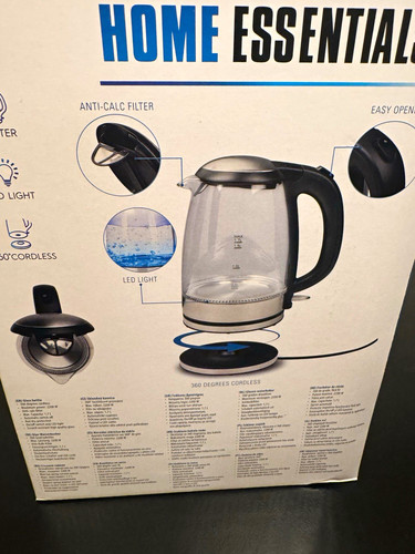 Home essentials glass kettle - home,