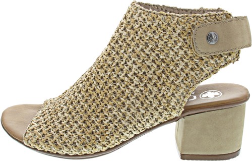 Rieker damen sandalette - sandalette, beige